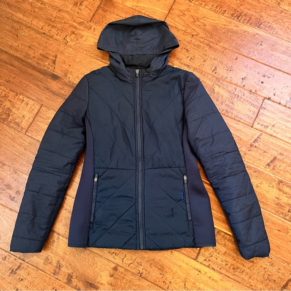 Fabletics Women’s Light Puffer Jacket Navy Medium - image 1